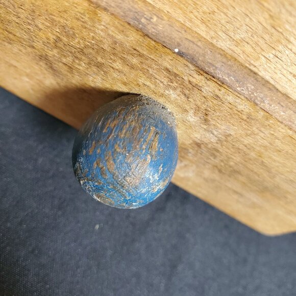 VTG PeDe Germany Coffee Grinder Primitive Hand Crank Mill Rustic Wood Box Farmho - Picture 6 of 14